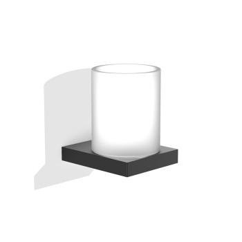 Decor Walther Contract Стакан для зубных щеток, подвесной, цвет: черный матовый Decor Walther Contract Стакан для зубных щеток, подвесной, цвет: черный матовый
