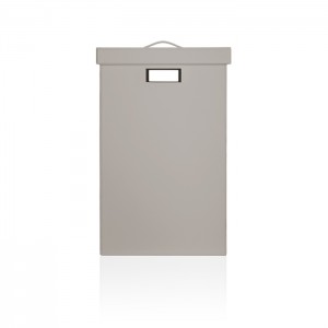 Decor Walther Brownie WB Корзина для белья / Имитация кожи, цвет: тауп