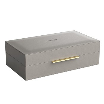 Decor Walther Brownie BOX L Коробка универсальная 30х18х9.5см., искусственная кожа, цвет: темно-серый Decor Walther Brownie BOX L Коробка универсальная 30х18х9.5см., искусственная кожа, цвет: темно-серый