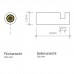 Decor Walther Mikado HAK1 Крючок подвесной, цвет: золото Decor Walther Mikado HAK1 Крючок подвесной, цвет: золото