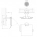 Decor Walther Basic TPH4 Держатель туалетной бумаги, подвесной, цвет: черный матовый Decor Walther Basic TPH4 Держатель туалетной бумаги, подвесной, цвет: черный матовый