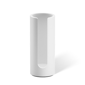 Decor Walther Stone WPB Дозатор ватных дисков, настольный, цвет: белый Decor Walther Stone WPB Дозатор ватных дисков, настольный, цвет: белый