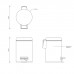 Decor Walther Universal Ведро с педалью, цвет: Черный матовый Decor Walther Universal Ведро с педалью, цвет: Черный матовый