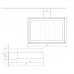 Decor Walther Corner WSS Мыльница подвесная, стекло сатинированное, цвет: черный матовый