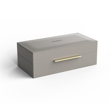 Decor Walther Brownie BOX S Коробка универсальная 27х14х9.5см., искусственная кожа, цвет: темно-серый Decor Walther Brownie BOX S Коробка универсальная 27х14х9.5см., искусственная кожа, цвет: темно-серый