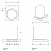 Decor Walther Contract Стакан для зубных щеток, подвесной, цвет: хром Decor Walther Contract Стакан для зубных щеток, подвесной, цвет: хром