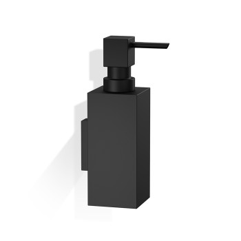 Decor Walther Cube DW 375 N Дозатор для мыла, подвесной, цвет: черный матовый Decor Walther Cube DW 375 N Дозатор для мыла, подвесной, цвет: черный матовый