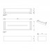 Decor Walther Brick DA30 Душевая полка 30x9см, акриловое белое стекло, подвесная, цвет: хром Decor Walther Brick DA30 Душевая полка 30x9см, акриловое белое стекло, подвесная, цвет: хром