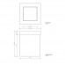 Decor Walther DW 1130 Корзина для бумаги 12x12x15см, с крышкой, напольная, цвет: черный матовый Decor Walther DW 1130 Корзина для бумаги 12x12x15см, с крышкой, напольная, цвет: черный матовый