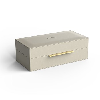 Decor Walther Brownie BOX S Коробка универсальная 27х14х9.5см., искусственная кожа, цвет: песочный Decor Walther Brownie BOX S Коробка универсальная 27х14х9.5см., искусственная кожа, цвет: песочный