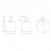 Decor Walther Cube DW 475 Дозатор для мыла, настольный, цвет: золото Decor Walther Cube DW 475 Дозатор для мыла, настольный, цвет: золото