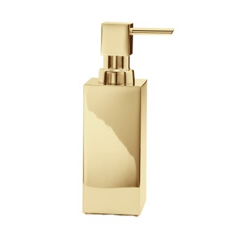Decor Walther Cube DW 395 Дозатор для мыла, настольный, цвет: золото Decor Walther Cube DW 395 Дозатор для мыла, настольный, цвет: золото