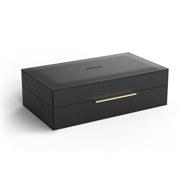 Decor Walther Brownie BOX L Коробка универсальная 30х18х9.5см., искусственная кожа, цвет: черный Decor Walther Brownie BOX L Коробка универсальная 30х18х9.5см., искусственная кожа, цвет: черный
