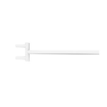 Decor Walther Mikado HTH1 Полотенцедержатель поворотный 40см, цвет: белый матовый