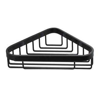 Colombo Basic Угловая металлическая полочка 20.5x12x4.5см, цвет: чёрный матовый Colombo Basic Угловая металлическая полочка 20.5x12x4.5см, цвет: чёрный матовый