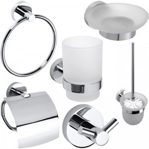 204601 OMEGA Набор из 6 предметов, хром BEMETA