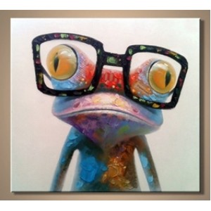Картина лягушка в очках Kare Ob55503