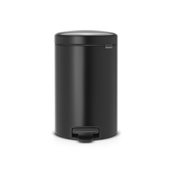 Мусорное ведро с педалью Brabantia NewIcon 113741 черное (12л) Мусорное ведро с педалью Brabantia NewIcon 113741 черное (12л)