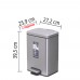 Мусорное ведро c педалью EKO MADISON EK9361 MMT-12L (12л) Мусорное ведро c педалью EKO MADISON EK9361 MMT-12L (12л)