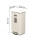 Мусорное ведро c педалью EKO MADISON EK9361 P-30L-BE (30л) Мусорное ведро c педалью EKO MADISON EK9361 P-30L-BE (30л)