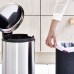 Мусорное ведро с педалью Brabantia NewIcon матовое 113604 (12л) Мусорное ведро с педалью Brabantia NewIcon матовое 113604 (12л)