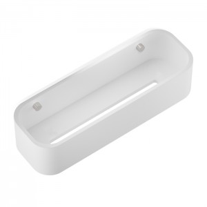 Полка для ванной 30 см белая-матовая сталь Decor Walther Stone 0973855