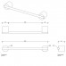 Полотенцедержатель 30 см белый-матовая сталь Decor Walther Stone 0975055 Полотенцедержатель 30 см белый-матовая сталь Decor Walther Stone 0975055