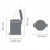 Мусорное ведро с педалью Brabantia NewIcon зеленое 304026 (5л) Мусорное ведро с педалью Brabantia NewIcon зеленое 304026 (5л)