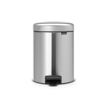 Мусорное ведро с педалью Brabantia NewIcon матовая сталь 112164 (3л) Мусорное ведро с педалью Brabantia NewIcon матовая сталь 112164 (3л)