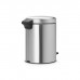 Мусорное ведро с педалью Brabantia NewIcon матовая сталь 112164 (3л) Мусорное ведро с педалью Brabantia NewIcon матовая сталь 112164 (3л)