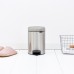 Мусорное ведро с педалью Brabantia NewIcon матовая сталь 112164 (3л) Мусорное ведро с педалью Brabantia NewIcon матовая сталь 112164 (3л)