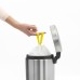 Мусорное ведро с педалью Brabantia NewIcon матовая сталь 112164 (3л) Мусорное ведро с педалью Brabantia NewIcon матовая сталь 112164 (3л)