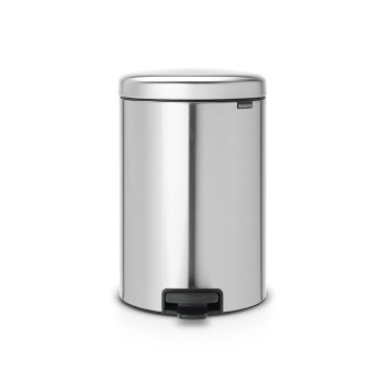 Мусорное ведро с педалью Brabantia NewIcon матовая сталь 111907 (20л)