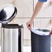 Мусорное ведро с педалью Brabantia NewIcon матовая сталь 111907 (20л)
