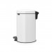 Мусорное ведро с педалью Brabantia NewIcon белое 111969 (12л) Мусорное ведро с педалью Brabantia NewIcon белое 111969 (12л)