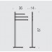 Стойка для полотенец Colombo Design Square B9915 Стойка для полотенец Colombo Design Square B9915