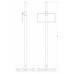 Стойка для полотенца FBS UNI 307 Стойка для полотенца FBS UNI 307