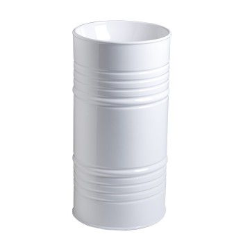 Раковина напольная Kerasan Artwork Barrel 474301 белая, слив в стену