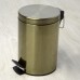 Мусорное ведро с педалью Wasserkraft K-645 (5л) бронза Мусорное ведро с педалью Wasserkraft K-645 (5л) бронза