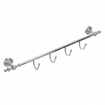Планка с 4-мя крючками Camelos Rychmond Chrome H1617