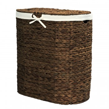 Корзина для белья плетеная Wasserkraft Dill WB-611-L коричневая Корзина для белья плетеная Wasserkraft Dill WB-611-L коричневая