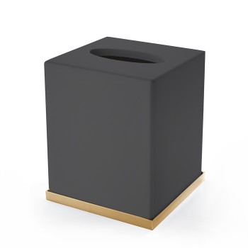 Бокс для салфеток 3SC Mood Deluxe Black MDN71AGD черный-золото 24к Бокс для салфеток 3SC Mood Deluxe Black MDN71AGD черный-золото 24к
