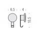 Крючок для халатов и полотенец Colombo Design Nordic EB27