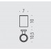Стакан для зубных щеток настенный Colombo Design PLUS W4902.BM белый