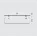 Полка стеклянная 60 см Colombo Design PLUS W4916