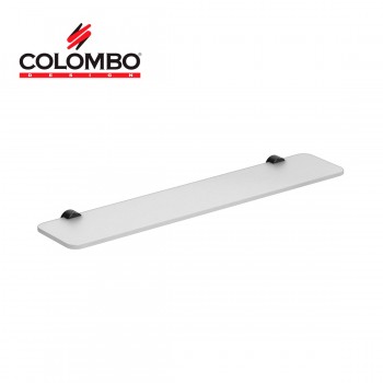 Полка стеклянная 60 см Colombo Design PLUS W4916.NM черная Полка стеклянная 60 см Colombo Design PLUS W4916.NM черная