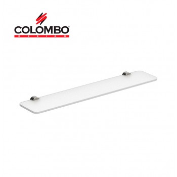 Полка стеклянная 60 см Colombo Design PLUS W4916.HPS1 сталь
