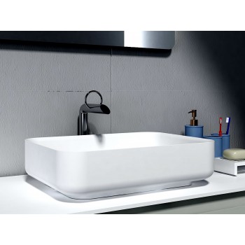 Раковина накладная Montebianco Loreto lungo 495 12017 Раковина накладная Montebianco Loreto lungo 495 12017