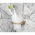 Стакан для зубных щеток подвесной Wasserkraft Aisch K-5928 матовое золото
