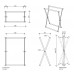 Стойка для полотенец Decor Walther Cross 1 (60x32x82 см) 0507100 Стойка для полотенец Decor Walther Cross 1 (60x32x82 см) 0507100